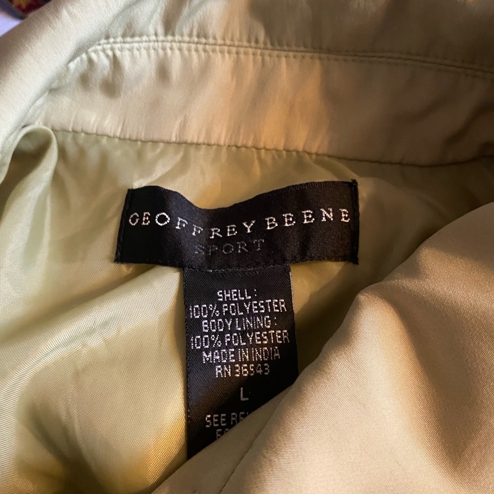 Geoffrey Been rain coat short trench coat